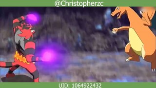 Những chiến binh - Ash's Charizard VS Cross's Incineroar [AMV] Pokemon #anime #schooltime