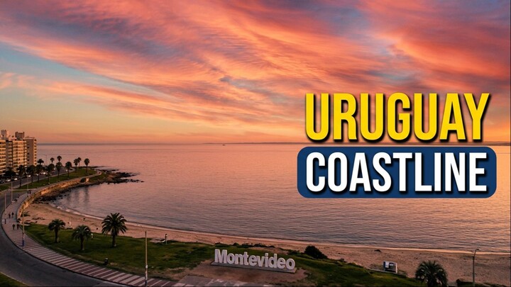 Uruguay from Above 🇺🇾 4K Drone | Montevideo Beach & Rambla