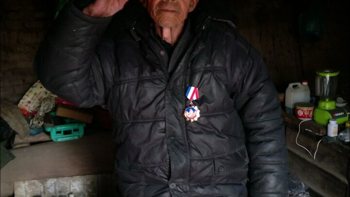 老英雄孙永清 感谢大家对他的关爱