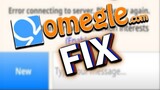 Omegle | HOW TO FIX "ERROR CONNECTING TO SERVER" ANDROID IOS (2021) (MARCH)
