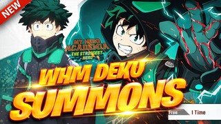 WHM BLACKWHIP DEKU SUMMONS!! FREE MULTI & DAILY FREE SUMMONS (My Hero Academia: The Strongest Hero)