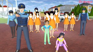 B0neka Squid Game Bergerak Adu Bogem Dengan Polisi - Yuta Bantu Cari B0neka Jelek - Sakura Simulator