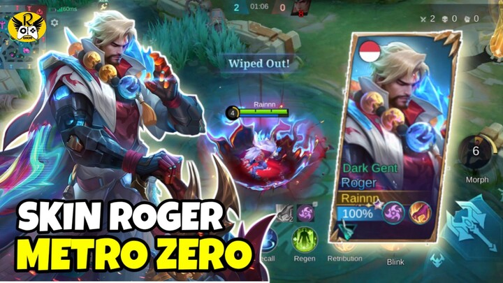 Skin Metro Zero Roger Efeknya Rasa 100JT - Mobile Legends