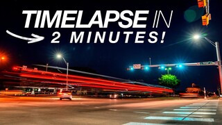 EASY TIMELAPSE TUTORIAL in 2 MINUTES!