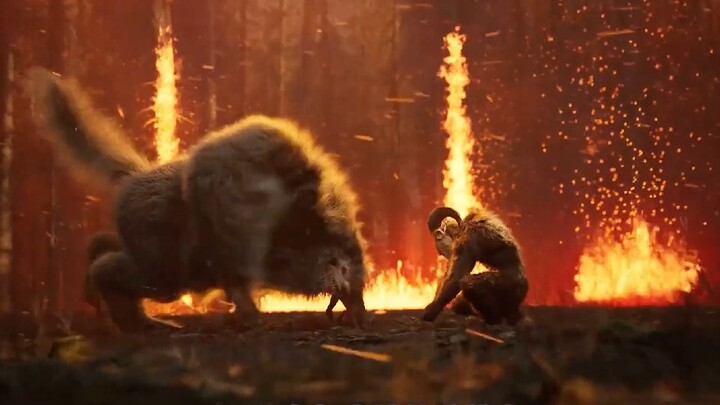 Real-life version of Pleasant Goat and Big Big Wolf: A sentient sheep monster battles a wolf demon t