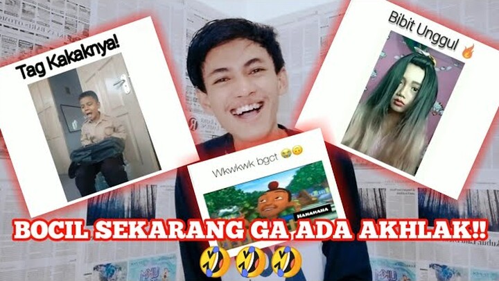 REACTION BOCIL GA ADA AKHLAK !!