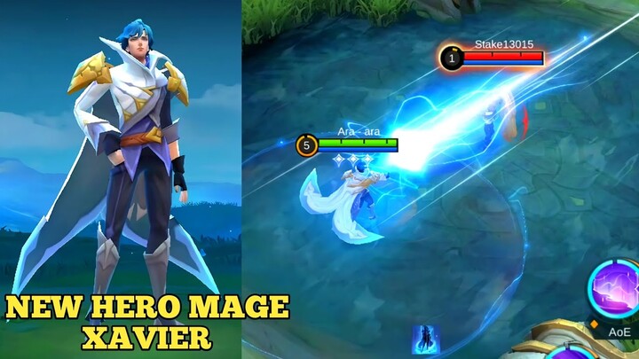 NEW HERO XAVIER GAMEPLAY | XAVIER MLBB | MOBILE LEGENDS