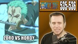 ZORO VS HODY - One Piece Episode 535 and 536 - Rich Reaction