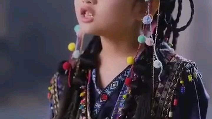 The little girl from the mountains with her healing powers.