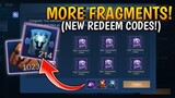 NEW REDEEM CODES•WORKING [FRAGMENTS] 2020 l Mobile Legends