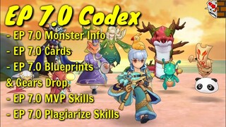 EP 7.0 Codex (Monster & Card Info, Loots, MVP Skills, Plagiarizeable Skill)