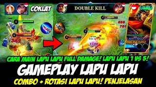 LAPU LAPU FULL DAMAGE❗EMBLEM + BUILD LAPU LAPU TERSAKIT 2023❗TUTORIAL & GAMEPLAY LAPU LAPU TERBARU