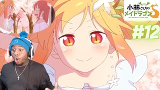 THE ULTIMATE LOVE CONFESSION. | Miss Kobayashi's Dragon Maid S2 #12 REACTION