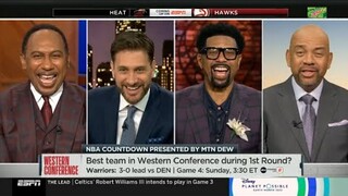 ESPN SC | Best team in Western Conference during 1st Round? - Stephen A. debate with Jalen Rose