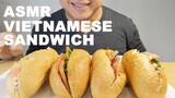 Mukbang ASMR No Talking Vietnamese Sandwich (Korea USA UK Hongkong Singapore Thai Manila Canada)