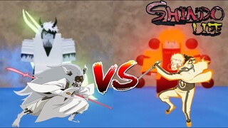 MOMOSHIKI VS NARUTO! Renshiki VS Six Paths Nine tails!Shindo Life Roblox