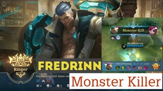 Fredrinn gameplay monster killer in solo rank