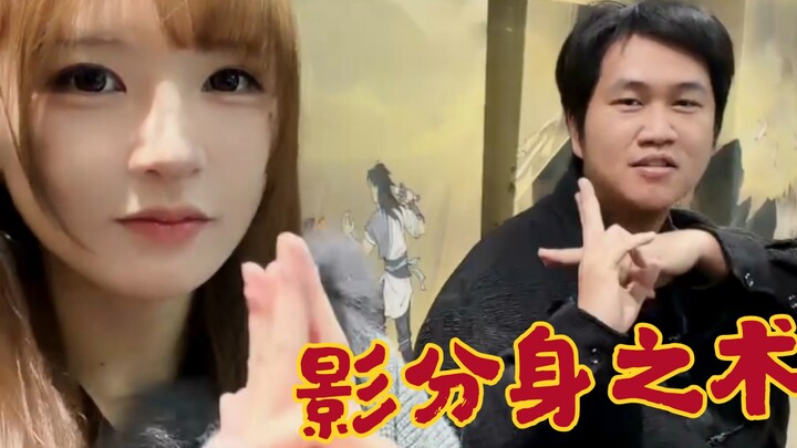 العجوز جو يهز رأسه: آساكي المراهق المبالغ فيه يستعرض سحر الاتصال بالعالم الآخر وتقنية انقسام الظل! ا