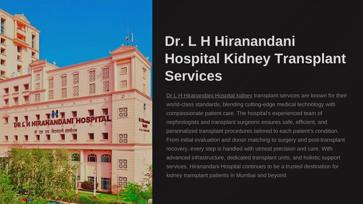 Dr L H Hiranandani Hospital Kidney Transplant Services
