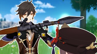 [MMD]Mỗi ngày vui nhộn của Morax và Qiqi|<Genshin Impact>