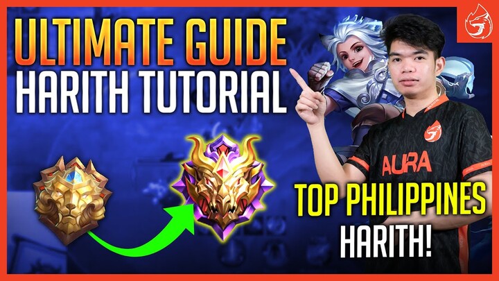 HARITH SUPPORT TUTORIAL ( HOW TO GET UNLI DASH WITHOUT BUFF IN EARLY GAME )