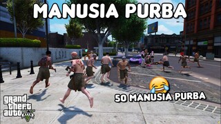 MANUSIA PURBA MENYERANG POLISI - GTA 5 ROLEPLAY