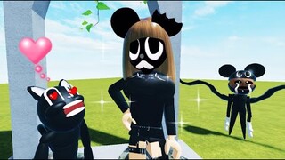 แมว ❤️ หนู !! Roblox cat love mouse