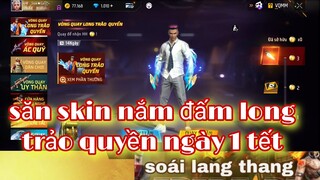 Free fire| săn skin nắm đấm mới skin nắm đấm long trảo quyền