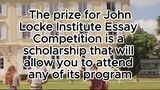 John Locke Institute Prize: Summer Class at JLI