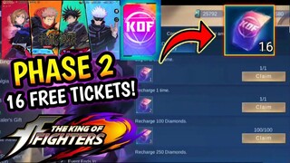 PHASE 2 CONFIRMED! CLAIM FREE KOF TICKET TODAY!! KOF EVENT 2023 AND NEW COLLAB EVENT! - MLBB