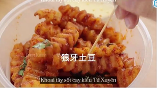 Khoai tây sốt cay kiểu Tứ Xuyên #FOOD