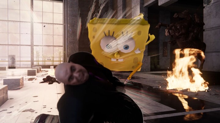 Spider-Man Marvel, tapi Spongebob