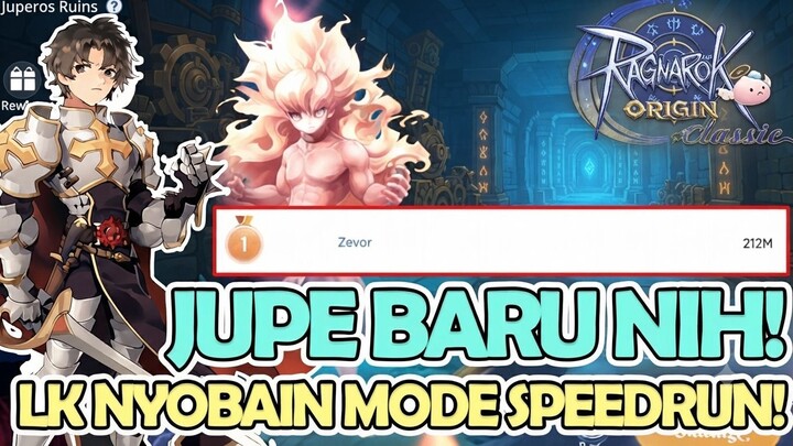 NYOBAIN JUPE BARU MODE SPEEDRUN