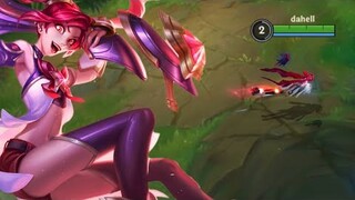 Wild Rift: Star Guardian Jinx Skin Gameplay