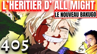 ALL MIGHT DONNE TOUT A BAKUGO ! BAKUGO VS ALL FOR ONE ! - MY HERO ACADEMIA 405 - REVIEW MANGA
