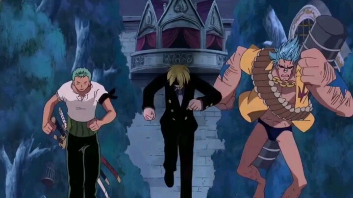 "Sanji went to Tangshan and kicked a strong man with one kick" The man with his own buff was ignited