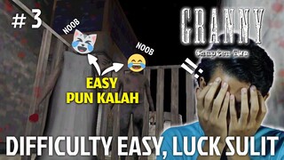 MUSAH UTAMA NOMBOR 1 ?? !! LUCK !!  - GRANNY CHAPTER 2 MALAYSIA #3