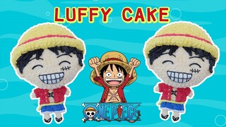 สอนทำเค้กหัวโตแบบง่ายๆ | เค้กลูฟี่วันพีช | one piece  | สอนทำเค้กง่ายๆสไตล์ Jinglebell