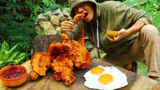 Challenge Eating CRISPY CHICKEN KFC and Egg Eating So Delicious - Cooking Chicken BBQ Recipe
