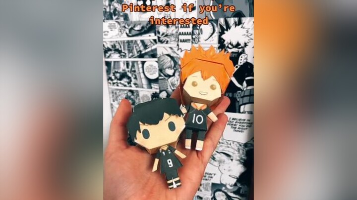 I started this project when school ended today- anime hikyuu animefigure fyp forupage hinata kageya
