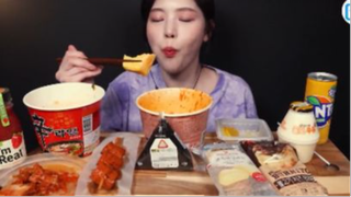 Convenience Store Food Mukbang #amthuc