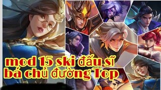 Mod 15 skin đấu sĩ hot pick bá chủ đường tà thần - đầy đủ âm thanh ( đủ 11 con á ) 😂