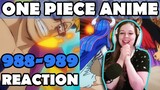 MARCO & IZO ARRIVE!! One Piece Episodes 988 - 989 | Anime Reaction & Review