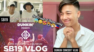 SB19 | Dunkin' Presents SB19 Concert | VLOG | REACTION