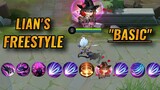 LIAN'S "BASIC" FREESTYLE + SELENA GAMEPLAY | Mobile legends