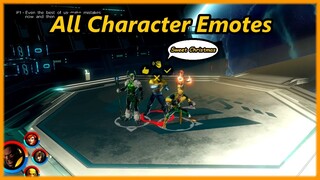 Marvel Ultimate Alliance 3 - All Character Emotes