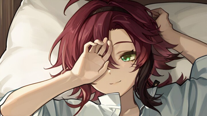 Oh my, Traveler, you actually like a boy like me?