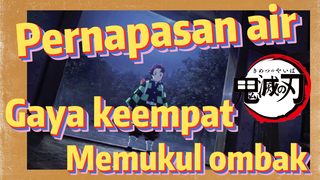 Pernapasan air Gaya keempat Memukul ombak