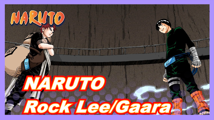 [NARUTO] Rock Lee VS. Gaara: Hachimon Tonko! Open