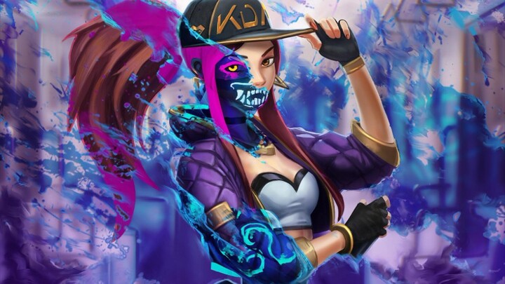 [League of Legends] K/DA Akali Cosplay